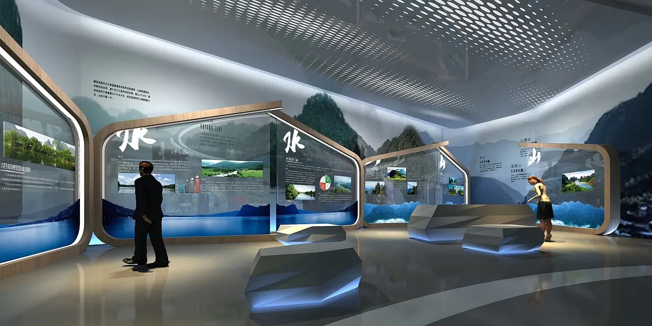 展廳設(shè)計(jì) ，展廳 ，鑫時(shí)空